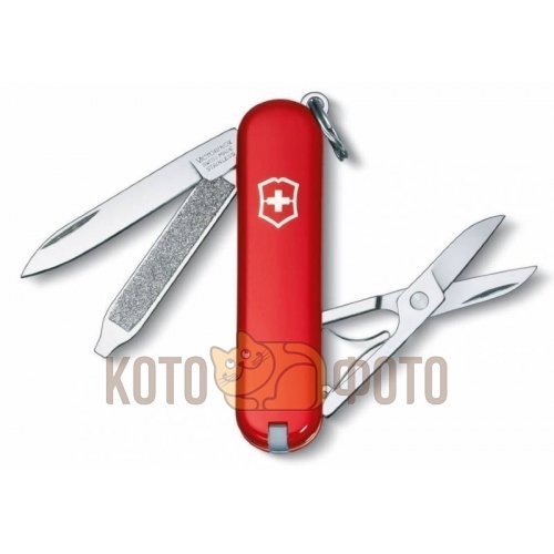 Нож Victorinox Classic 0 6223 58мм 7 функц красный
Нож Victorinox Classic 0 6223 58мм 7 функц красный