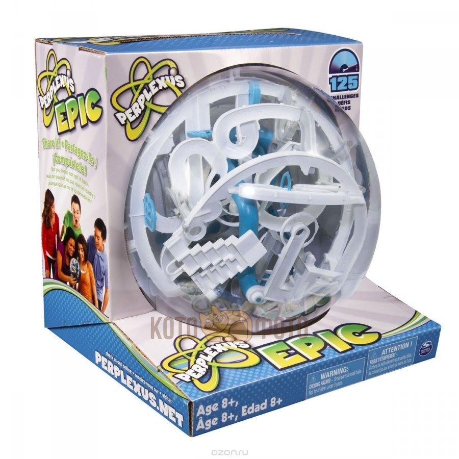 Головоломка Spin Master Perplexus Epic, 125 барьеров
Головоломка Spin Master Perplexus Epic, 125 барьеров