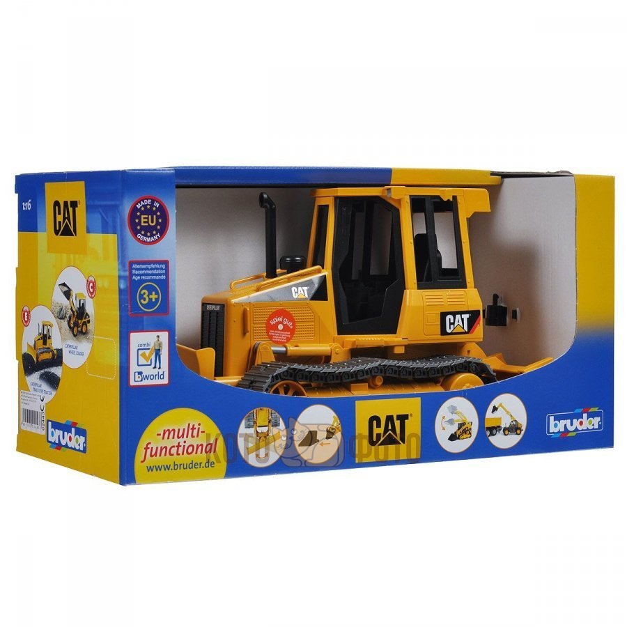 Машинка Bruder Бульдозер гусеничный CAT (пластмассовые гусеницы) 
Машинка Bruder Бульдозер гусеничный CAT (пластмассовые гусеницы)