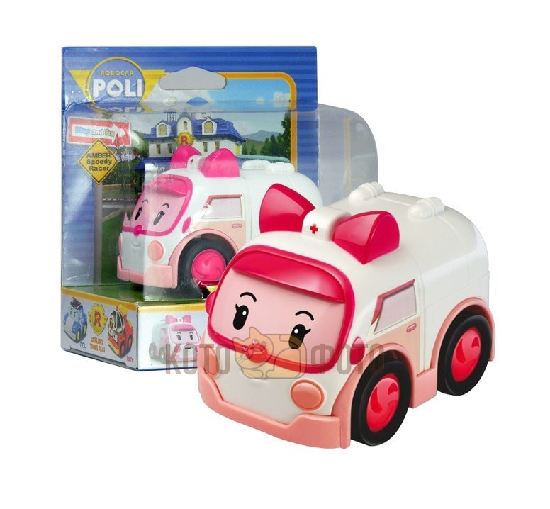 Машинка Poli Robocar Эмбер инерционная 8 см
Машинка Poli Robocar Эмбер инерционная 8 см