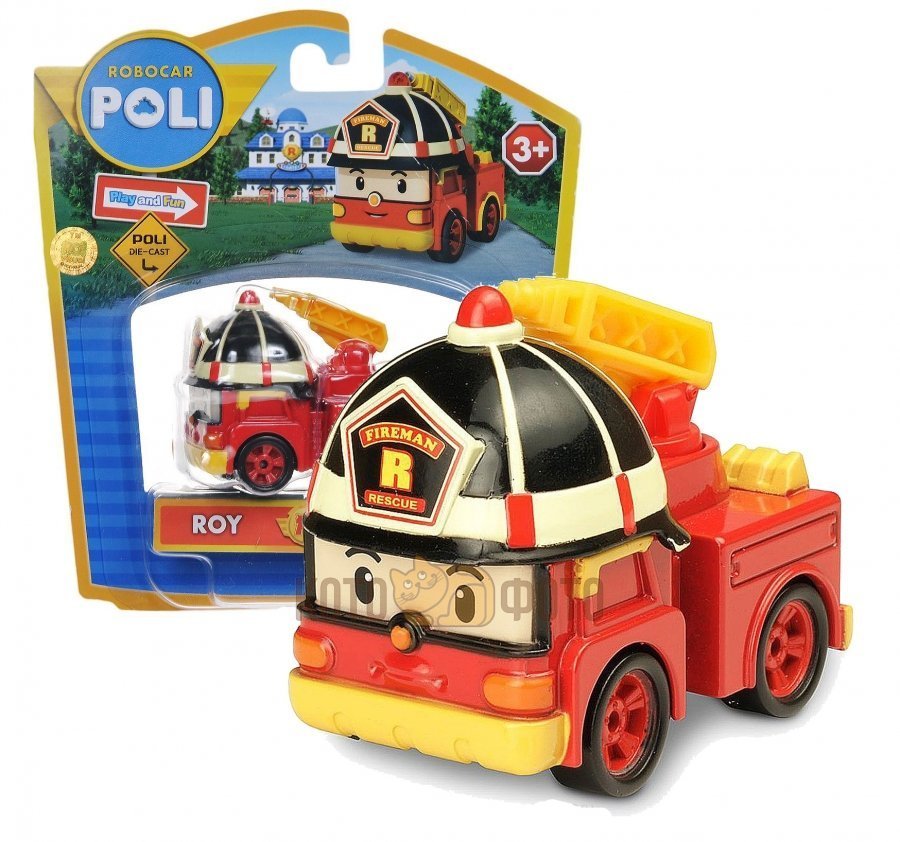 Машинка Poli Robocar Рой металлическая 6см
Машинка Poli Robocar Рой металлическая 6см