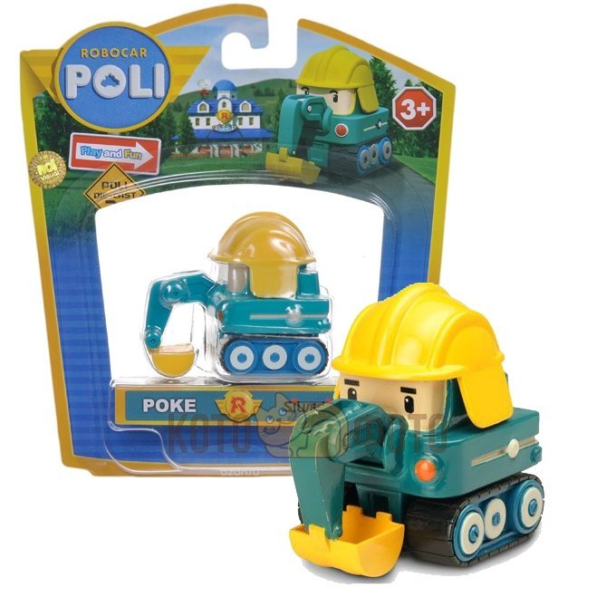Машинка Poli Robocar Пок металлическая 6см
Машинка Poli Robocar Пок металлическая 6см