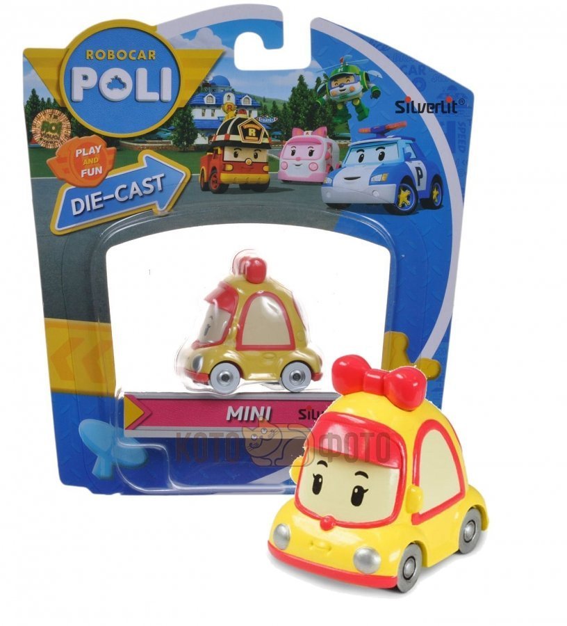 Машинка Poli Robocar Мини металлическая 6см
Машинка Poli Robocar Мини металлическая 6см