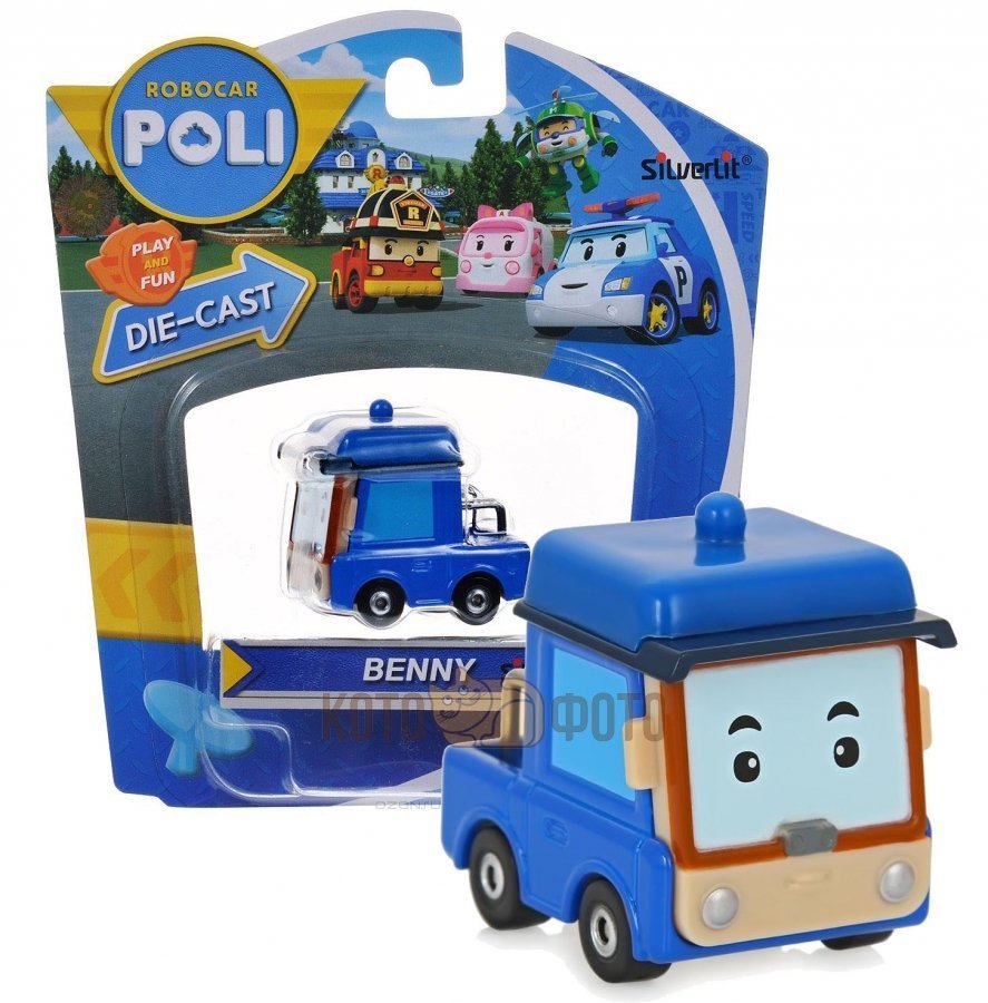 Машинка Poli Robocar Бэнни металлическая 6см
Машинка Poli Robocar Бэнни металлическая 6см