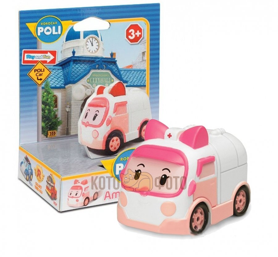 Машинка Poli Robocar Эмбер - Умная машинка (6 см
Машинка Poli Robocar Эмбер - Умная машинка (6 см