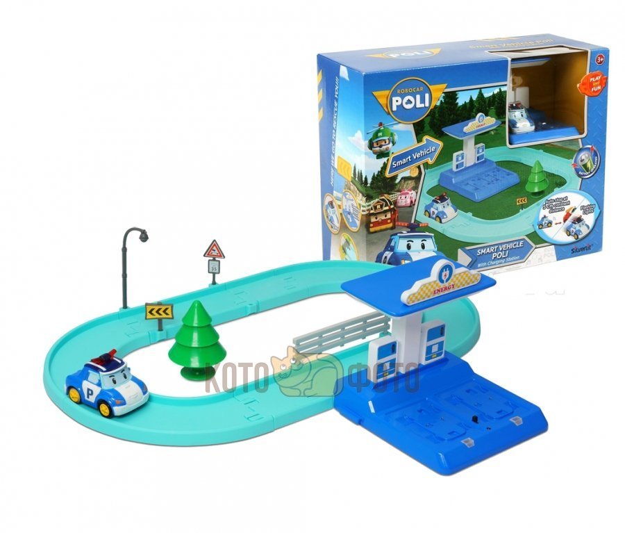 Игровой набор Poli Robocar Набор маленький трек с Умной машинкой
Игровой набор Poli Robocar Набор маленький трек с Умной машинкой