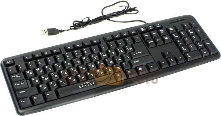 Клавиатура Oklick 180M черный PS/2
Клавиатура Oklick 180M черный PS/2