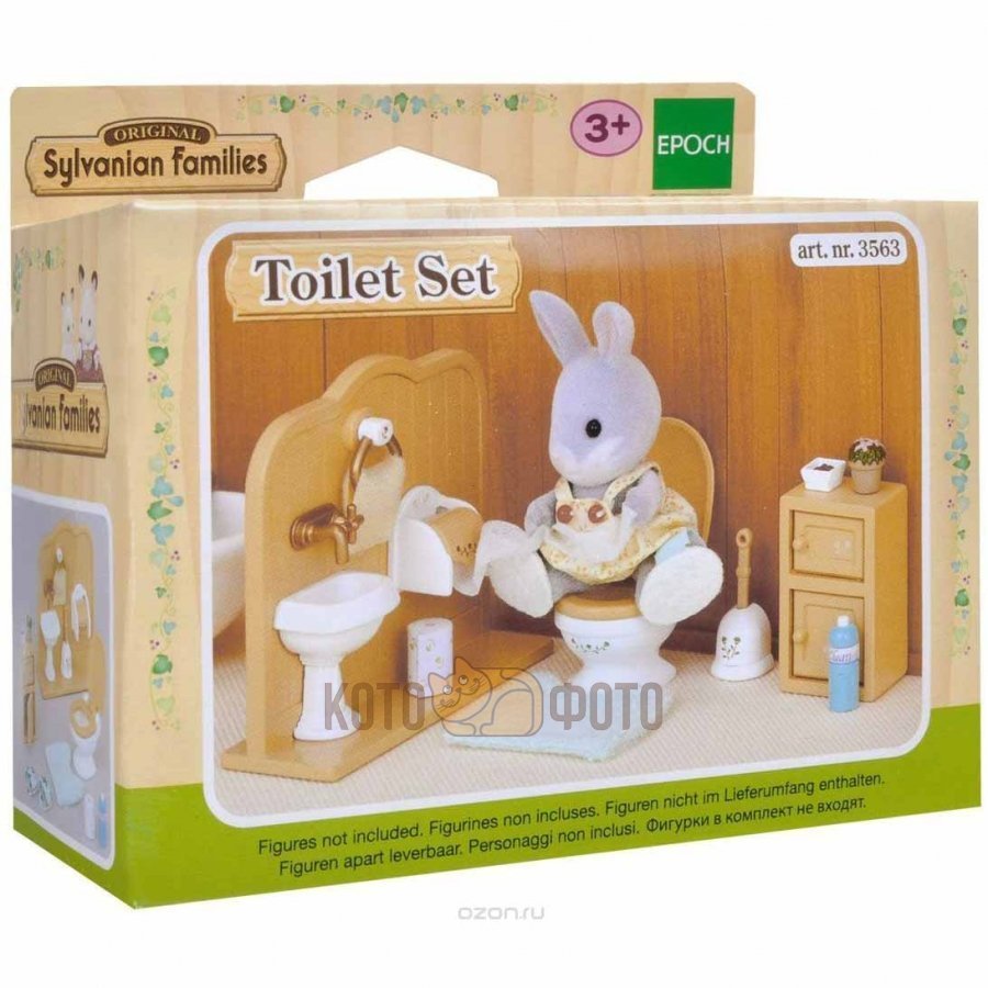 Игровой набор Sylvanian Families Туалетная комната 3563/5020
Игровой набор Sylvanian Families Туалетная комната 3563/5020