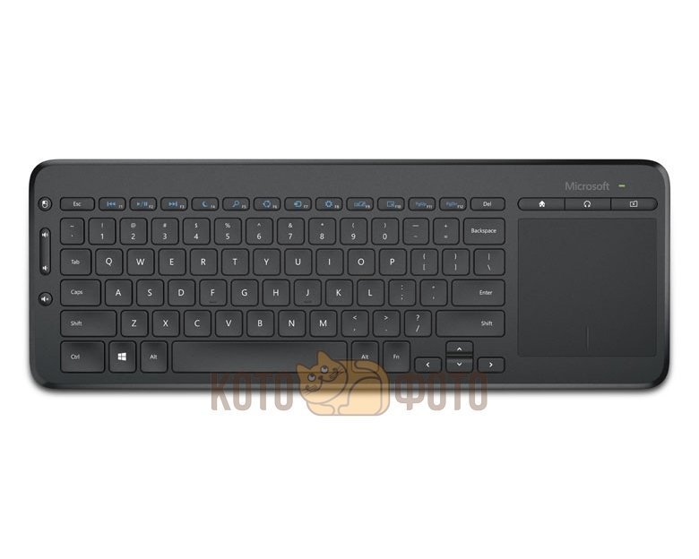Клавиатура Microsoft All-in-One Media черный
Клавиатура Microsoft All-in-One Media черный