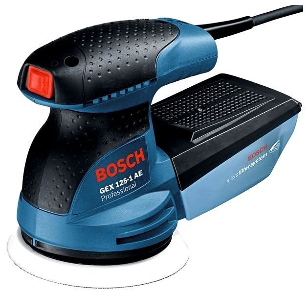 Шлифмашина эксцентриковая Bosch GEX 125-1 AE (0.601.387.501)
Шлифмашина эксцентриковая Bosch GEX 125-1 AE (0.601.387.501)