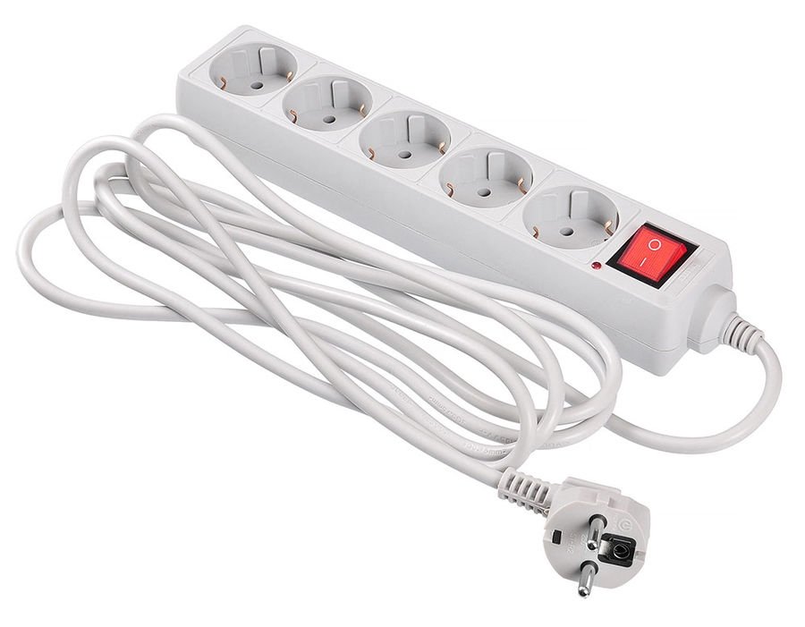 Сетевой фильтр Buro 500SL-3-G 3м (5 розеток) серый (пакет ПЭ)
Сетевой фильтр Buro 500SL-3-G 3м (5 розеток) серый (пакет ПЭ)