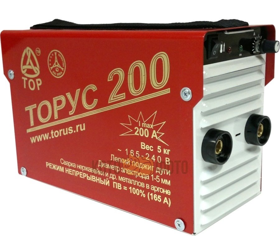 Сварочный аппарат ТОРУС 200 КЛАССИК
Сварочный аппарат ТОРУС 200 КЛАССИК