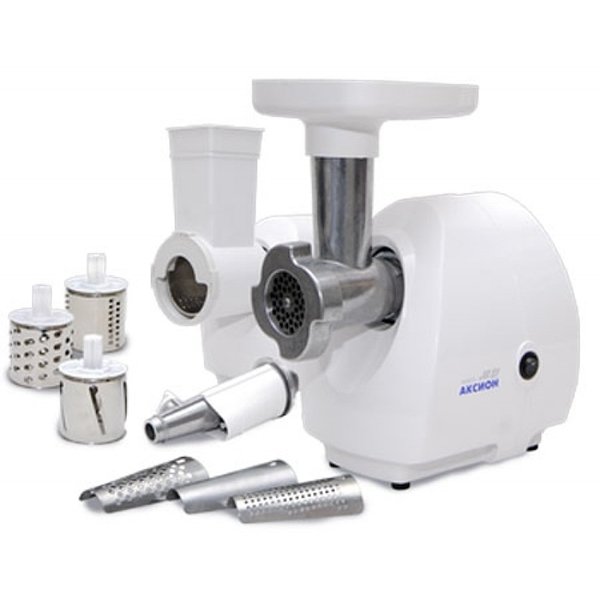 Мясорубка Аксион М21.02 230 Вт (соковыж+овощ)
Мясорубка Аксион М21.02 230 Вт (соковыж+овощ)