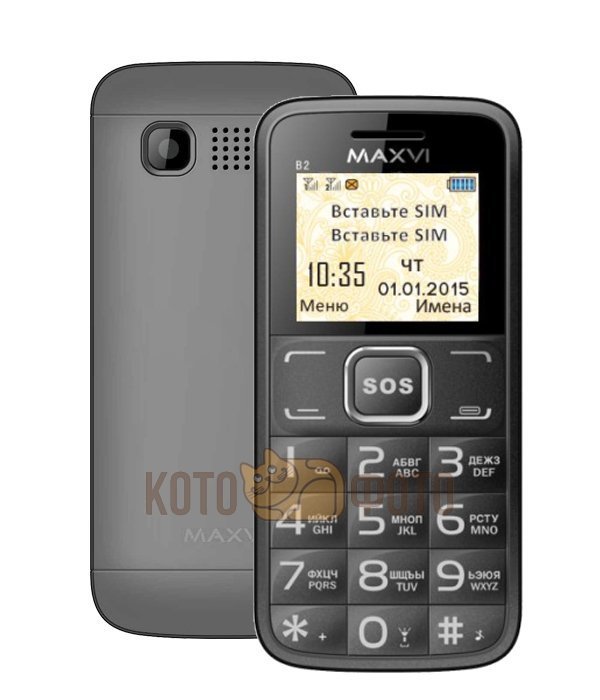 Мобильный телефон Maxvi B2 Grey, Серый
Мобильный телефон Maxvi B2 Grey, Серый