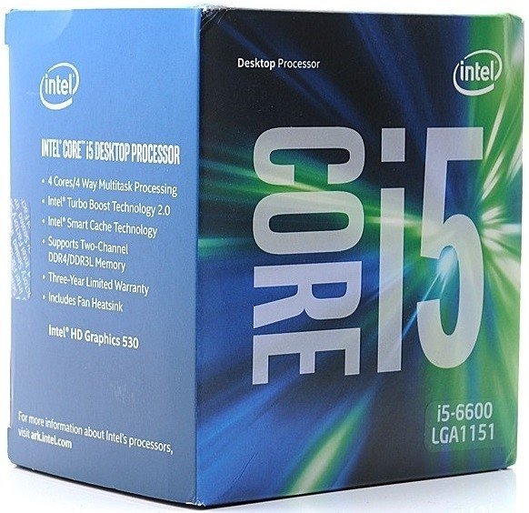 Процессор Intel Core i5 6600 BOX
Процессор Intel Core i5 6600 BOX