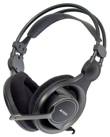Наушники с микрофоном A4Tech HS-100 черный/серый
Наушники с микрофоном A4Tech HS-100 черный/серый