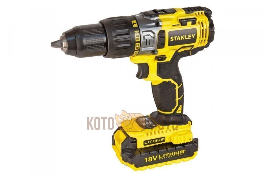 Дрель-шуруповерт Stanley STDC18LHBK-RU
Дрель-шуруповерт Stanley STDC18LHBK-RU