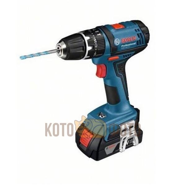 Дрель-шуруповерт аккумуляторный Bosch GSB 18-2-Li Plus (6019E7120
Дрель-шуруповерт аккумуляторный Bosch GSB 18-2-Li Plus (6019E7120