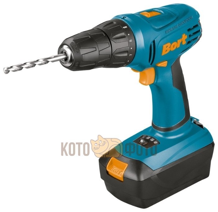 Дрель-шуруповерт аккумуляторная Bort BAB-14Ux2-DK
Дрель-шуруповерт аккумуляторная Bort BAB-14Ux2-DK