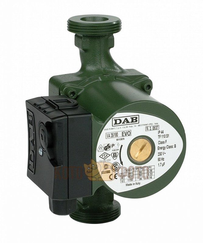 Циркуляционный насос DAB VA 35/180 X 60112931
Циркуляционный насос DAB VA 35/180 X 60112931