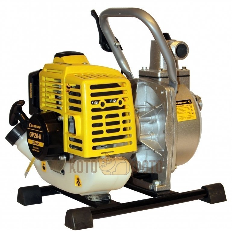Мотопомпа бензиновая Champion GP26-II 
Мотопомпа бензиновая Champion GP26-II