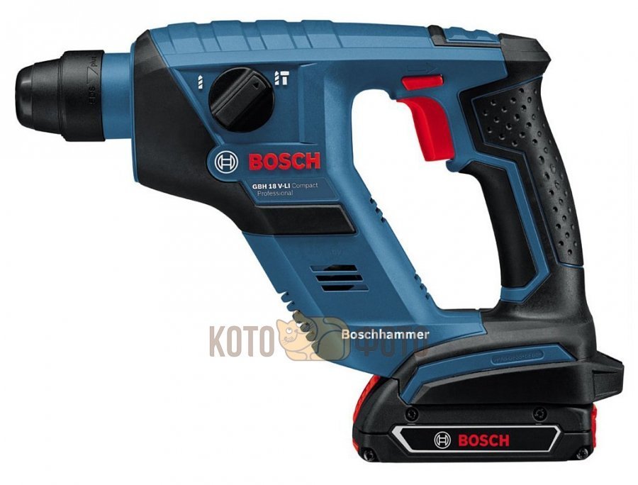 Перфоратор аккумуляторный Bosch GBH 18 V-LI Compact (611905300)
Перфоратор аккумуляторный Bosch GBH 18 V-LI Compact (611905300)