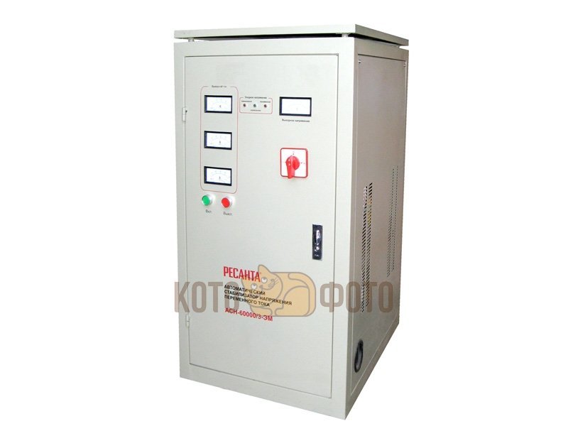Стабилизатор Ресанта трехфазный АСН-80000/3
Стабилизатор Ресанта трехфазный АСН-80000/3