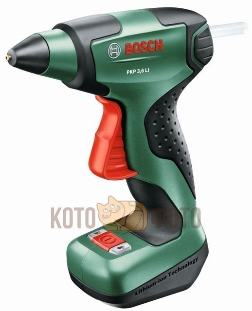 Клеевой пистолет Bosch PKP 3,6 Li (0603264620)
Клеевой пистолет Bosch PKP 3,6 Li (0603264620)