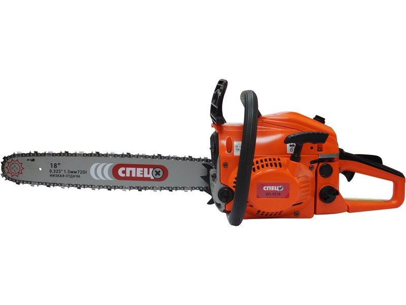 Бензопила Спец БП-4518
Бензопила Спец БП-4518