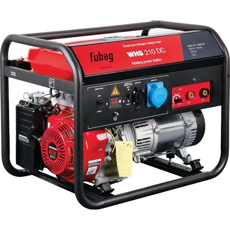 Электростанция сварочная Fubag WHS 210 DC бензиновая
Электростанция сварочная Fubag WHS 210 DC бензиновая