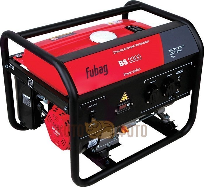 Электрогенератор бензиновый Fubag BS 3300
Электрогенератор бензиновый Fubag BS 3300