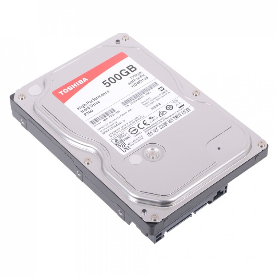Жесткий диск Toshiba P300 500Gb (HDWD105UZSVA)
Жесткий диск Toshiba P300 500Gb (HDWD105UZSVA)