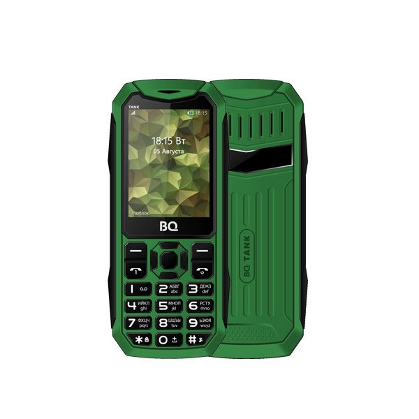 Мобильный телефон BQ BQ-2428 Tank Green, Зеленый
Мобильный телефон BQ BQ-2428 Tank Green, Зеленый