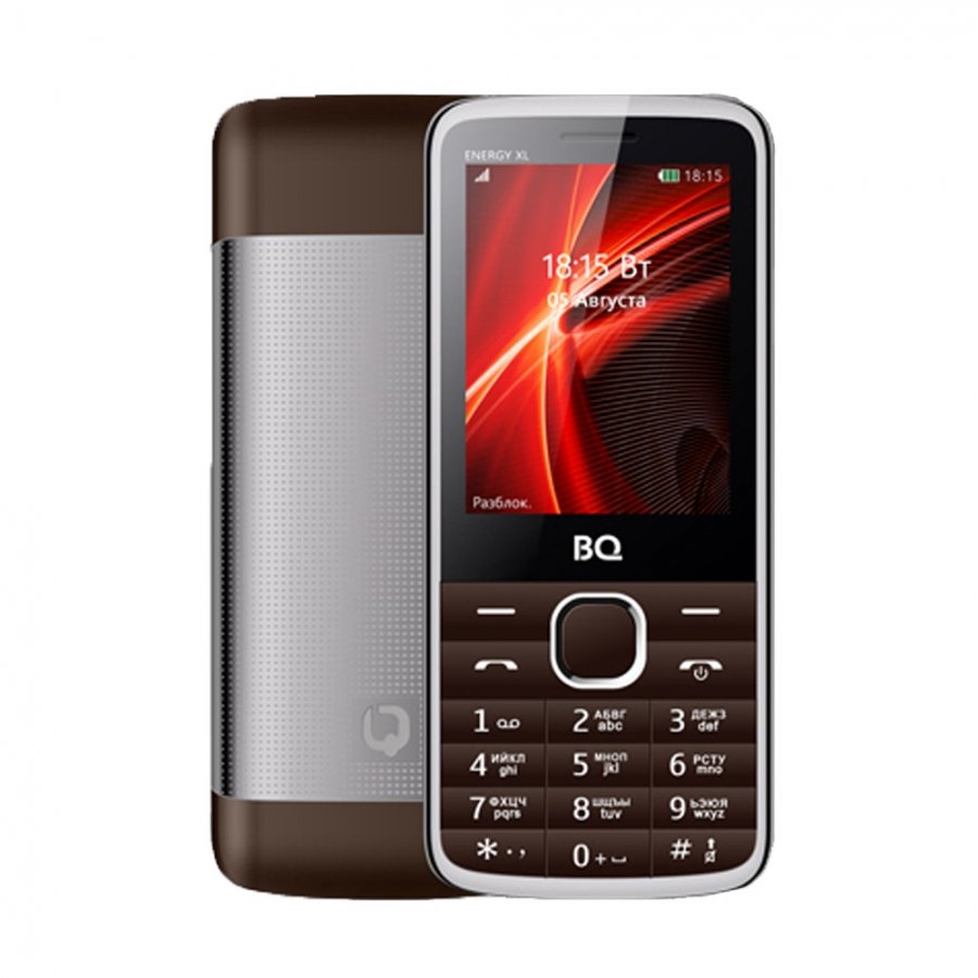 Мобильный телефон BQ 2806 Energy XL Brown, Коричневый
Мобильный телефон BQ 2806 Energy XL Brown, Коричневый