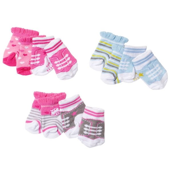 Носочки BABY born, 2 пары, 3 асс., блистер 823-576
Носочки BABY born, 2 пары, 3 асс., блистер 823-576