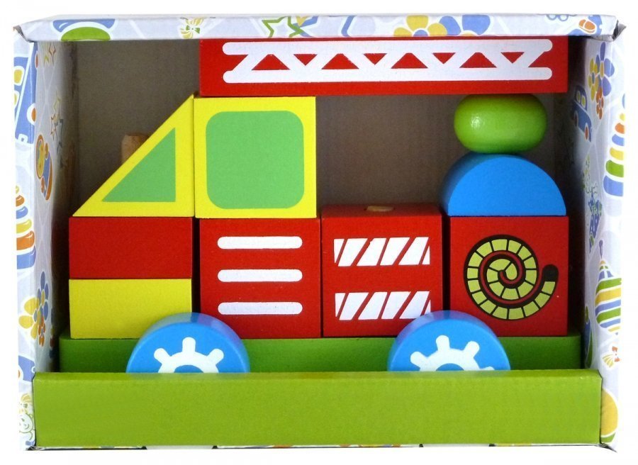 Деревянный конструктор Пожарная машина
Деревянный конструктор Пожарная машина