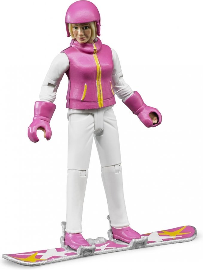 Фигурка Bruder сноубордистки с аксессуарами
Фигурка Bruder сноубордистки с аксессуарами