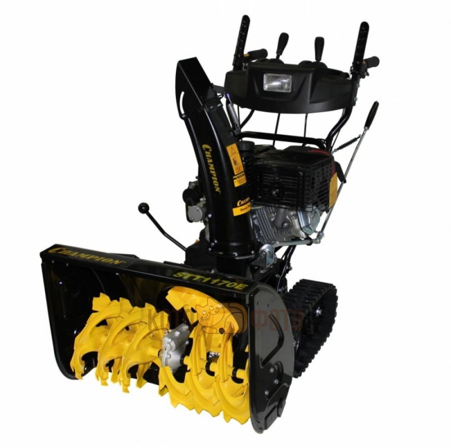 Снегоуборщик бензиновый Champion STT1170E
Снегоуборщик бензиновый Champion STT1170E