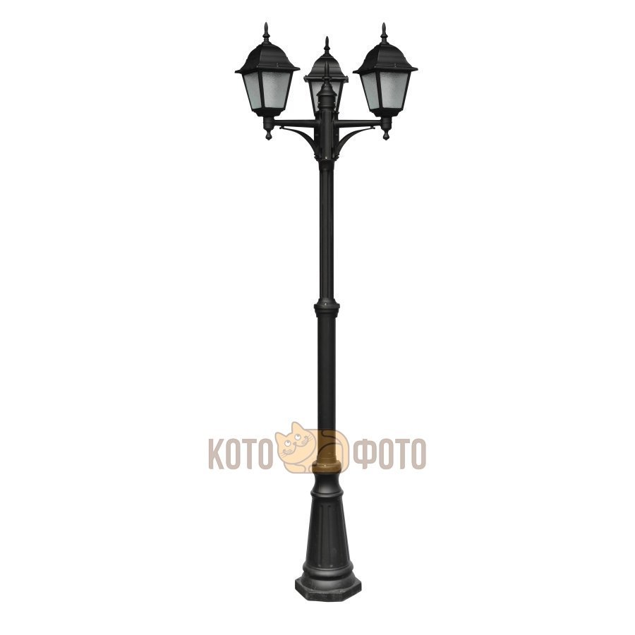 Уличный фонарь (фонарный столб) Arte Lamp Bremen A1017PA-3BK
Уличный фонарь (фонарный столб) Arte Lamp Bremen A1017PA-3BK
