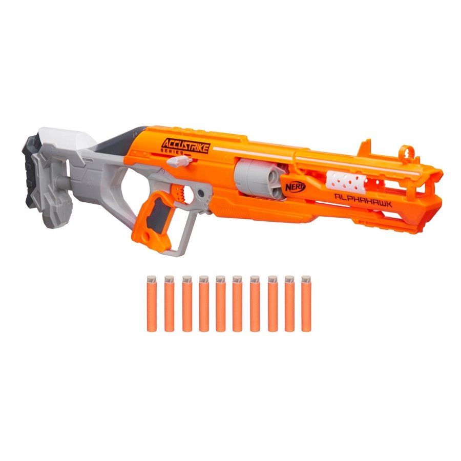 Бластер Hasbro Nerf Accustrike Альфахок
Бластер Hasbro Nerf Accustrike Альфахок