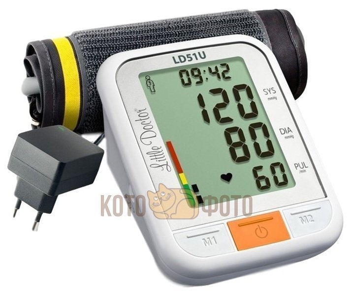Тонометр автоматический с адаптером Little Doctor Ld51u
Тонометр автоматический с адаптером Little Doctor Ld51u