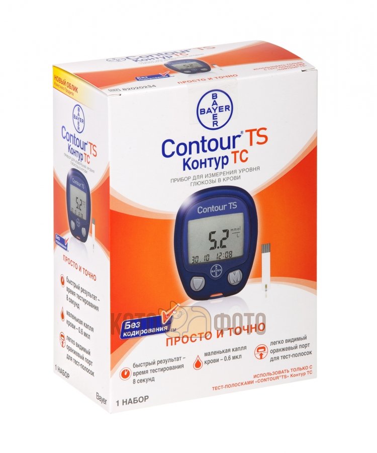 Глюкометр Bayer Контур ТС
Глюкометр Bayer Контур ТС
