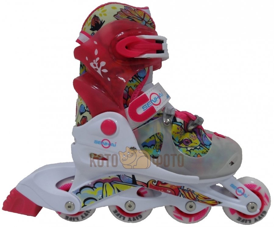 Ролики раздвижные Senhai NEON PW-116AF р34-37 Розовый
Ролики раздвижные Senhai NEON PW-116AF р34-37 Розовый