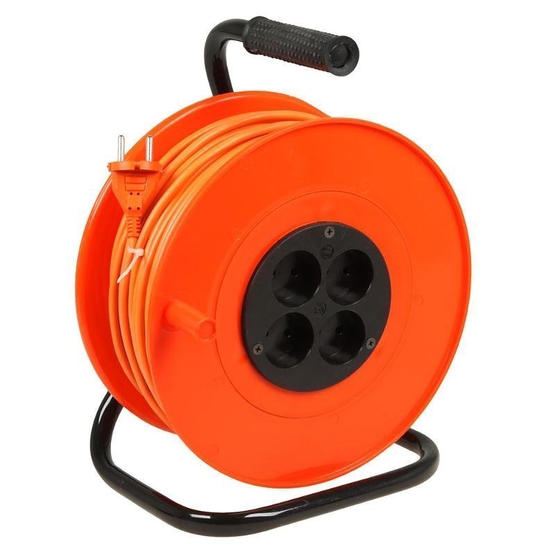 Удлинитель силовой 4 роз. с/з, 50м (пласт.кат.), 16А, 220В, ПВС 3х1,5 (оранж) 11189
Удлинитель силовой 4 роз. с/з, 50м (пласт.кат.), 16А, 220В, ПВС 3х1,5 (оранж) 11189