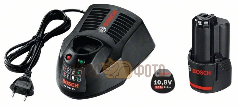 Аккумуляторная баттарея Bosch Li-Ion 1 х 10.8В, 2.0Ah + 1 x AL1130 (1600Z00041)
Аккумуляторная баттарея Bosch Li-Ion 1 х 10.8В, 2.0Ah + 1 x AL1130 (1600Z00041)