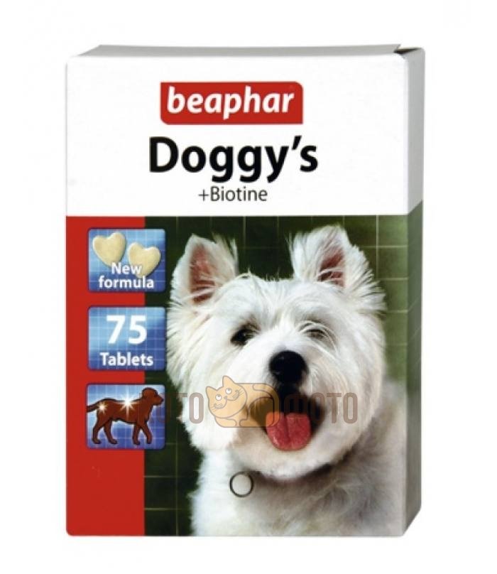 Beaphar Витамины для собак с биотином (Doggy`s+Biotin), 75шт (12507)
Beaphar Витамины для собак с биотином (Doggy`s+Biotin), 75шт (12507)