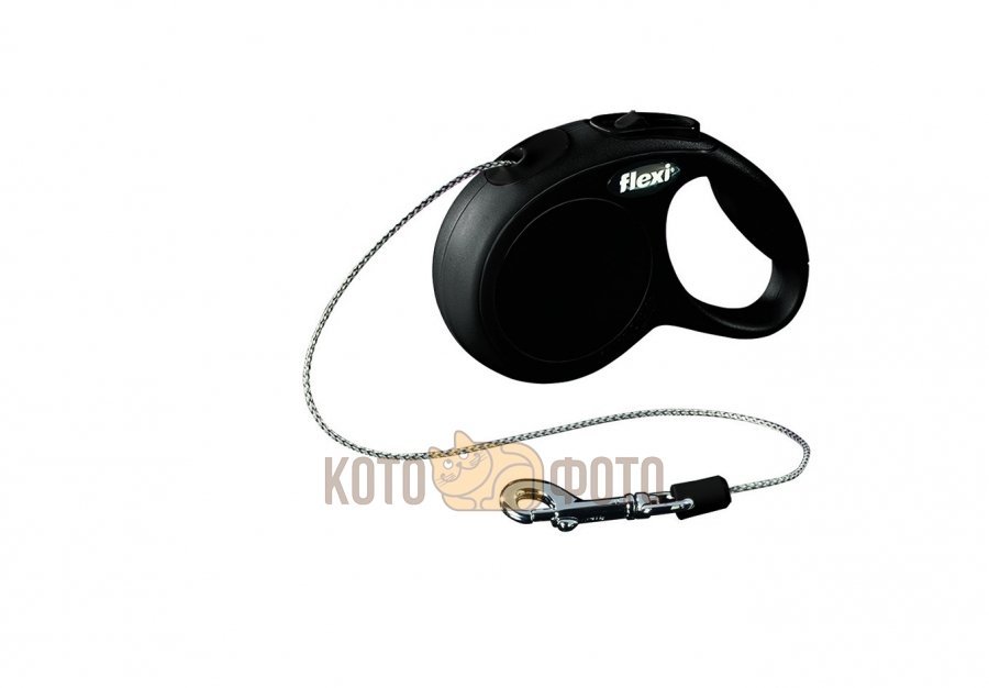 Flexi Рулетка-Трос Для Собак До 8Кг 3М Черная (New Classic Xs Cord Black)
Flexi Рулетка-Трос Для Собак До 8Кг 3М Черная (New Classic Xs Cord Black)