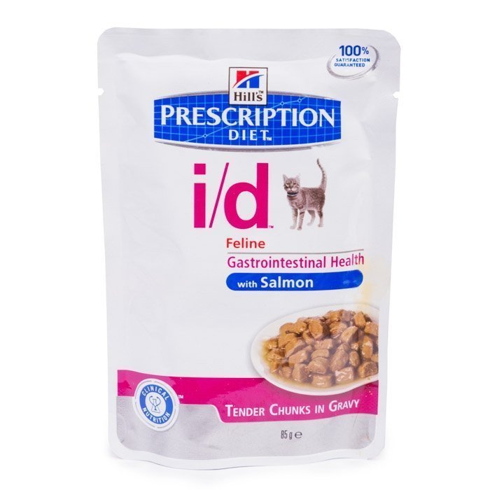 Hills Паучи i/D для кошек при лечении ЖКТ с курицей (кусочки в соусе) 1189M
Hills Паучи i/D для кошек при лечении ЖКТ с курицей (кусочки в соусе) 1189M