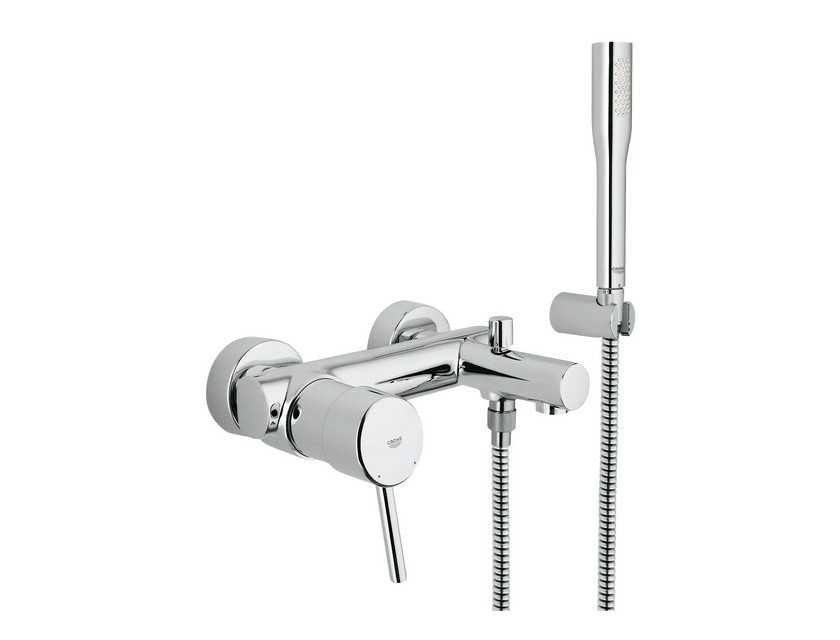 Смеситель для ванны с душевым гарнитуром Grohe Concetto New 32212001
Смеситель для ванны с душевым гарнитуром Grohe Concetto New 32212001