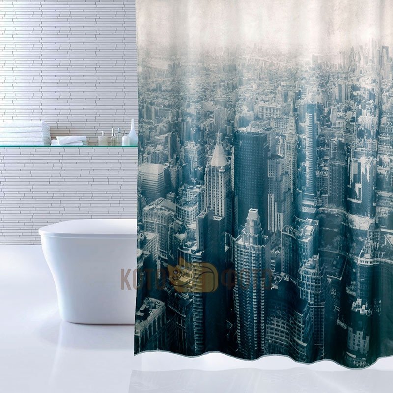 Штора для ванной комнаты Iddis Megapolis 610P18Ri11
Штора для ванной комнаты Iddis Megapolis 610P18Ri11